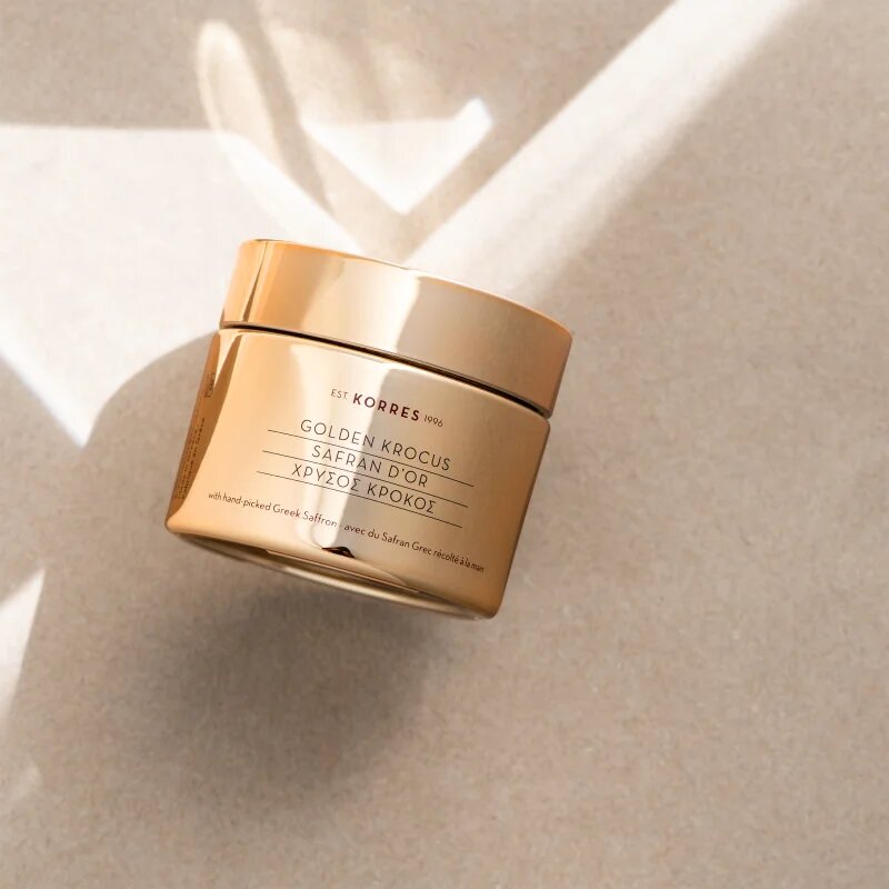 Korres Golden Krocus regeneracijska krema za obraz proti znakom staranja 50 ml