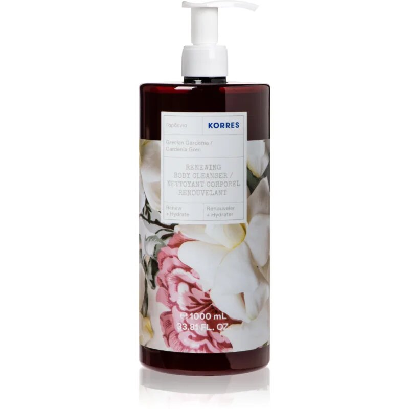 Korres Grecian Gardenia negovalni gel za prhanje 1000 ml