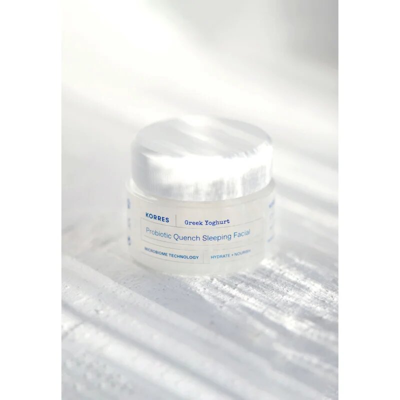 Korres Greek Yoghurt Probiotic Quench Sleeping Facial hranilna nočna krema s probiotiki 40 ml