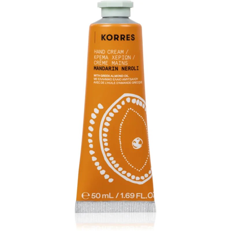 Korres Mandarin Neroli vlažilna krema za roke z mandljevim oljem 50 ml