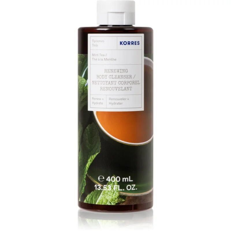 Korres Mint Tea osvežujoč gel za prhanje 400 ml