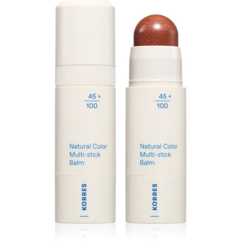 Korres Natural Color Multi-Stick Balm večnamensko ličilo za ustnice in lica odtenek Aegean Bronze - Healthy Glow 4.5 g
