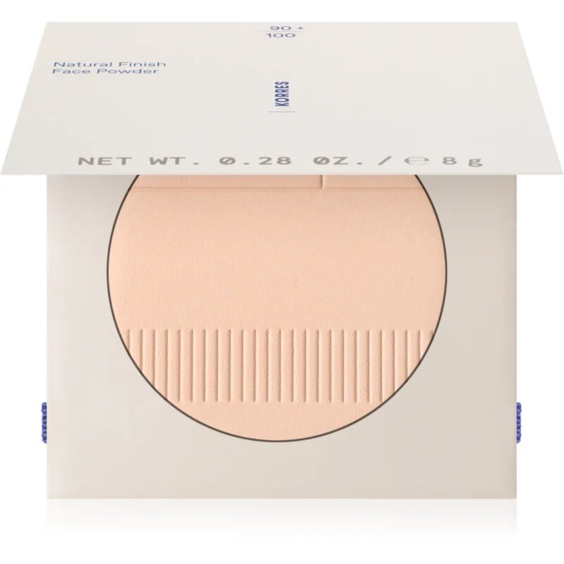Korres Natural Finish kompaktni puder za poenotenje kože odtenek 01 Light 8 g