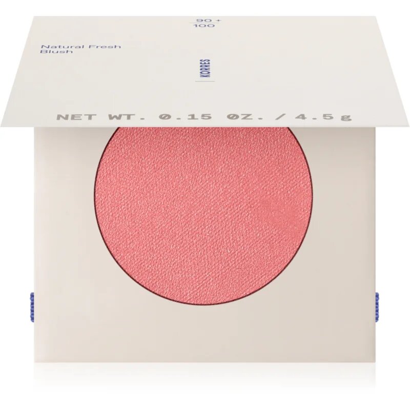 Korres Natural Fresh Blush kompaktno rdečilo odtenek Pink Peony 4.5 g