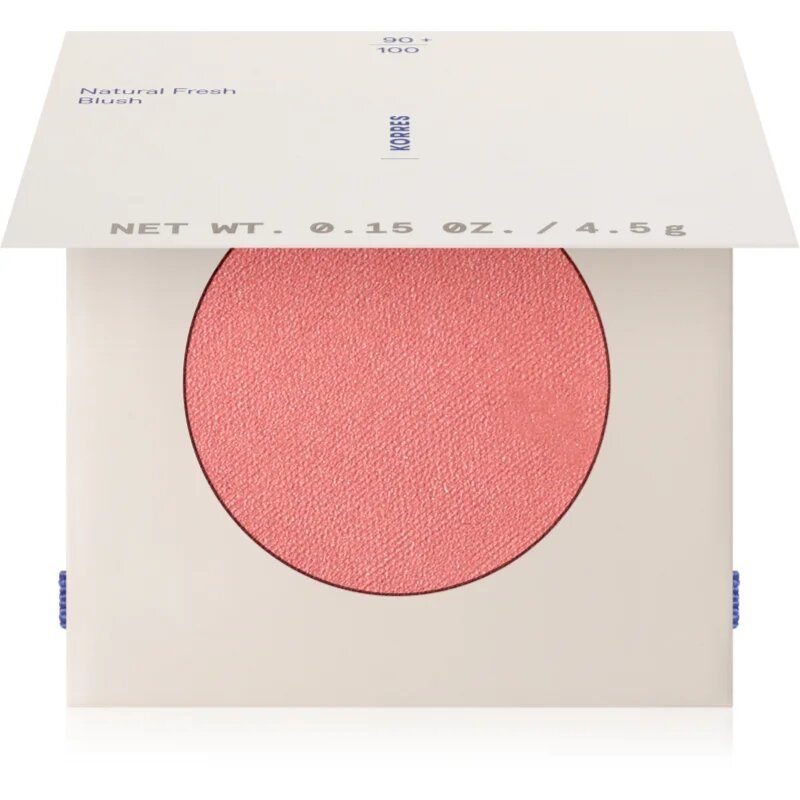 Korres Natural Fresh Blush kompaktno rdečilo odtenek Warm Peach 4.5 g