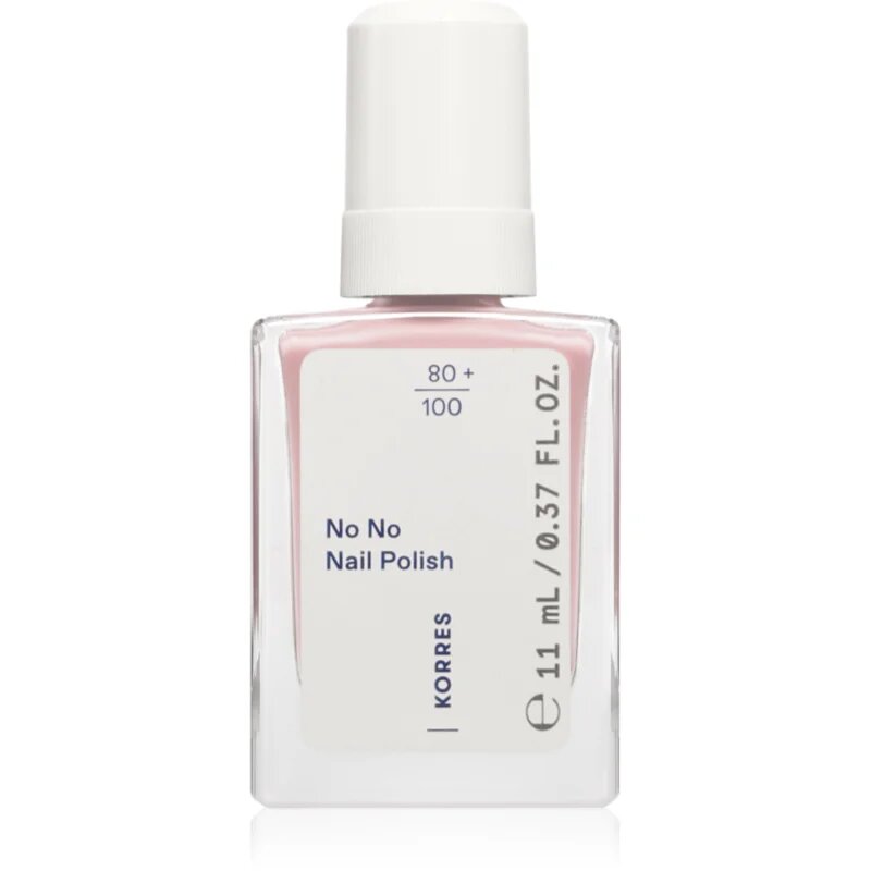 Korres No No Nail Polish negovalni lak za nohte odtenek 17 Creamy Pink 11 ml