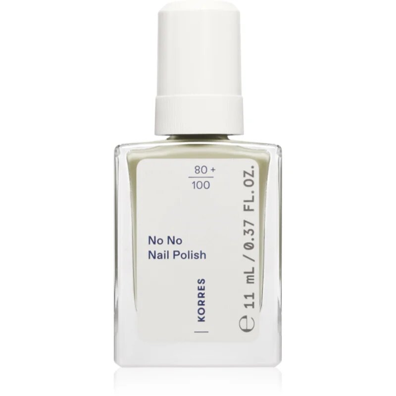 Korres No No Nail Polish negovalni lak za nohte odtenek 82 Mint Green 11 ml