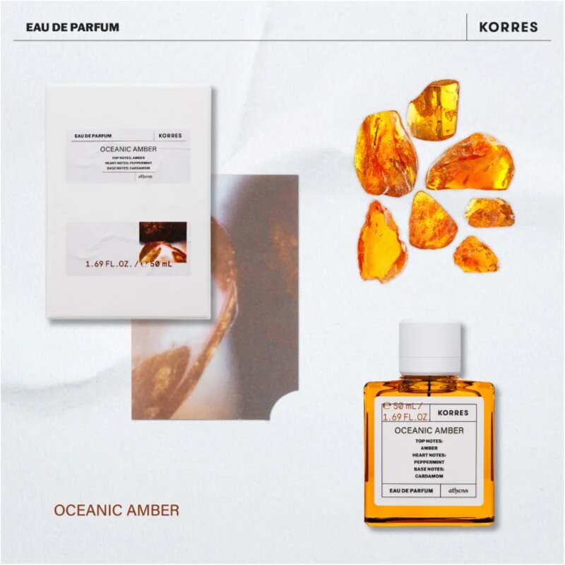 Korres Oceanic Amber parfumska voda za moške 50 ml