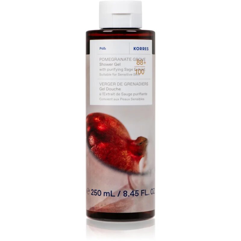 Korres Pomegranate osvežujoč gel za prhanje 250 ml