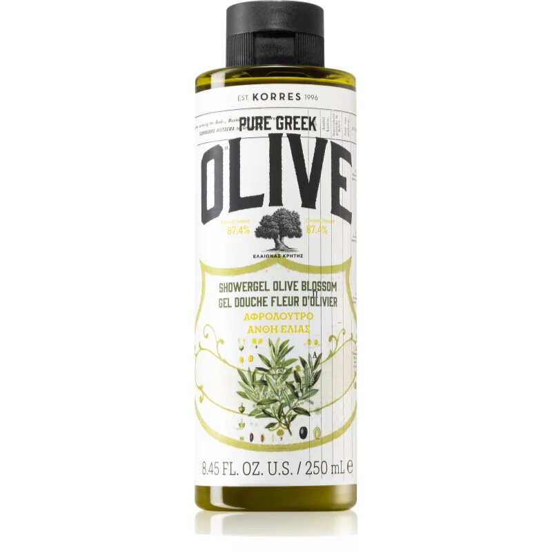 Korres Pure Greek Olive & Olive Blossom gel za prhanje 250 ml