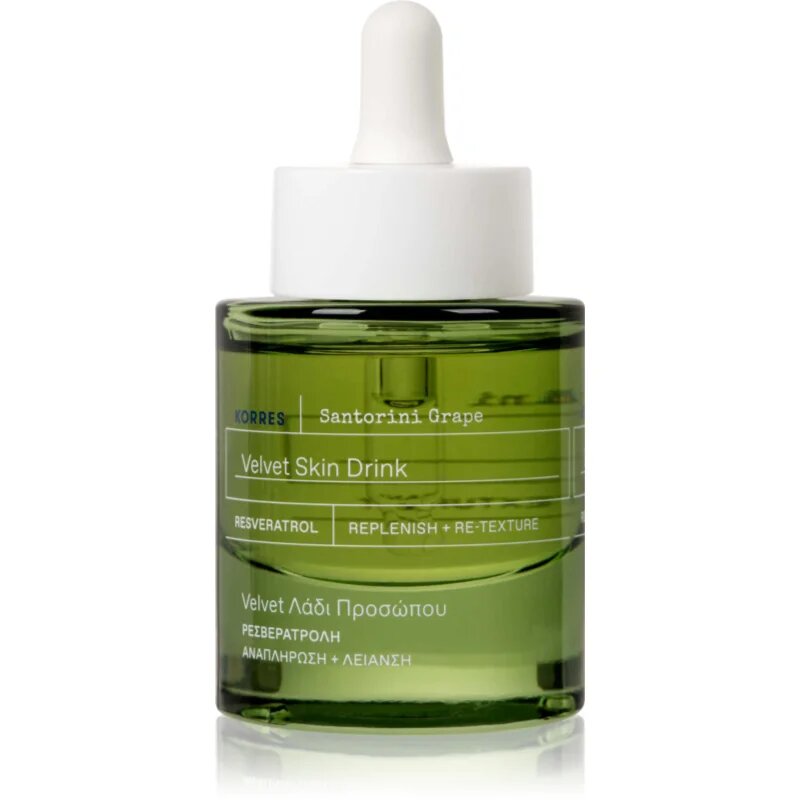 Korres Santorini Grape hranilno suho olje za obraz 30 ml