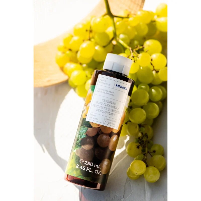 Korres Santorini Grape revitalizacijski gel za prhanje 250 ml