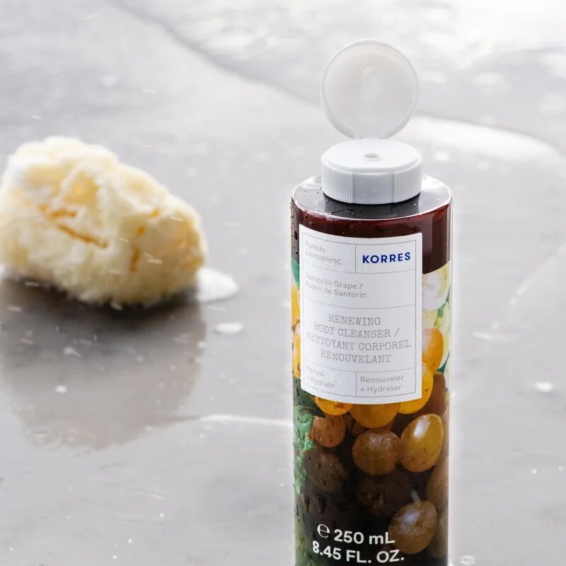 Korres Santorini Grape revitalizacijski gel za prhanje 250 ml