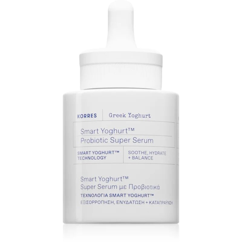 Korres Smart Yoghurt™ Probiotic Super Serum vlažilni serum za obraz s probiotiki 30 ml