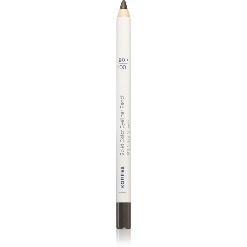 Korres Solid Color Eyeliner Pencil kremast svinčnik za oči odtenek Olive Green 1.2 g