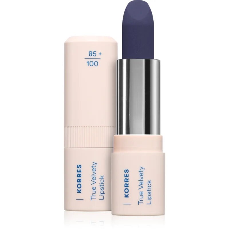 Korres True Velvety Lipstick kremasta šminka s satenastim zaključkom odtenek Aegean Blue 3 g