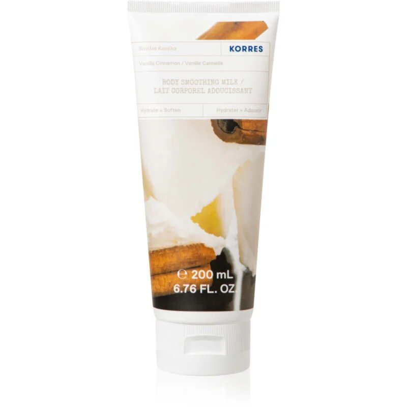 Korres Vanilla & Cinnamon hranilni losjon za telo z mandljevim oljem 200 ml