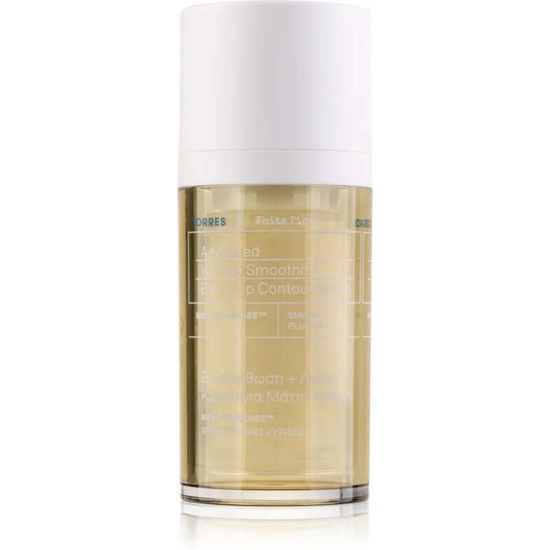 Korres White Pine Meno-Reverse™ pomlajevalna krema za konturo oči in ustnic za zrelo kožo 15 ml