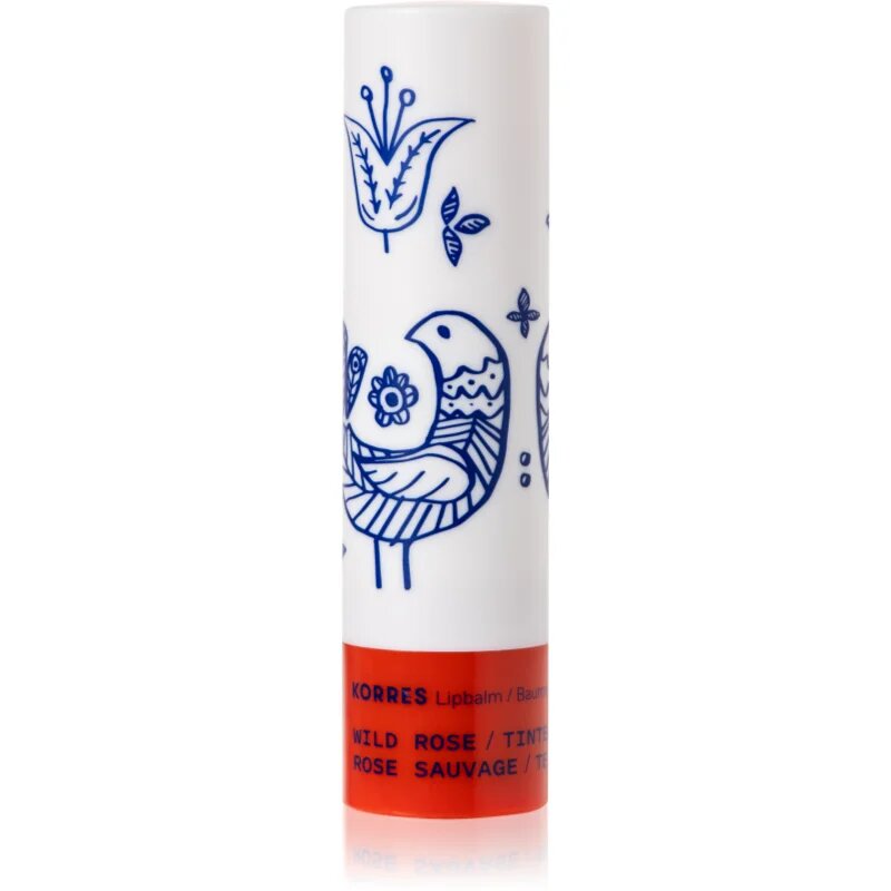Korres Wild Rose balzam za ustnice za toniranje s hranilnim učinkom 4.5 g