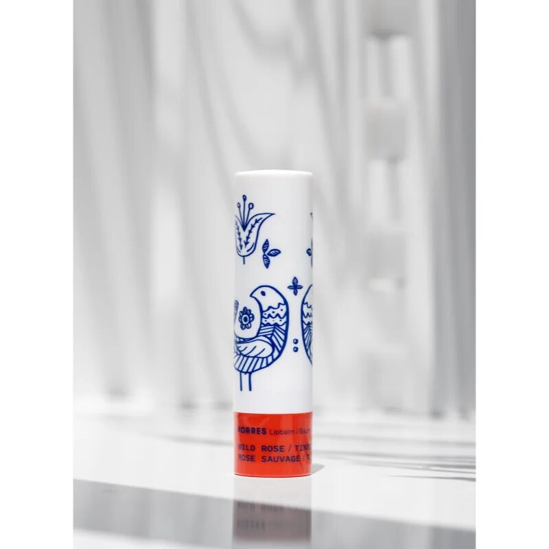 Korres Wild Rose balzam za ustnice za toniranje s hranilnim učinkom 4.5 g