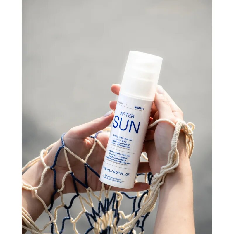 Korres Yoghurt After Sun hladilni gel po sončenju za obraz in telo 150 ml