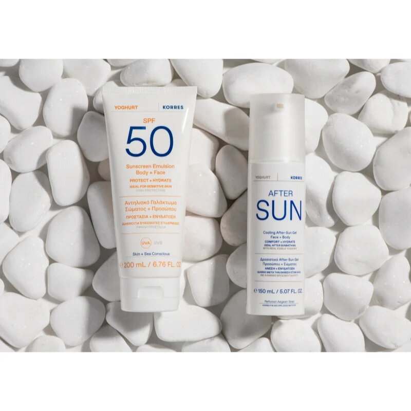 Korres Yoghurt Sunscreen emulzija za sončenje z vlažilnim učinkom SPF 50 200 ml