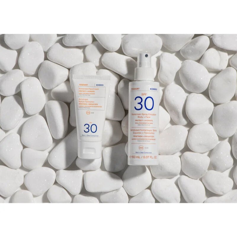 Korres Yoghurt Sunscreen krema za sončenje za obraz z visoko UV zaščito SPF 30 50 ml