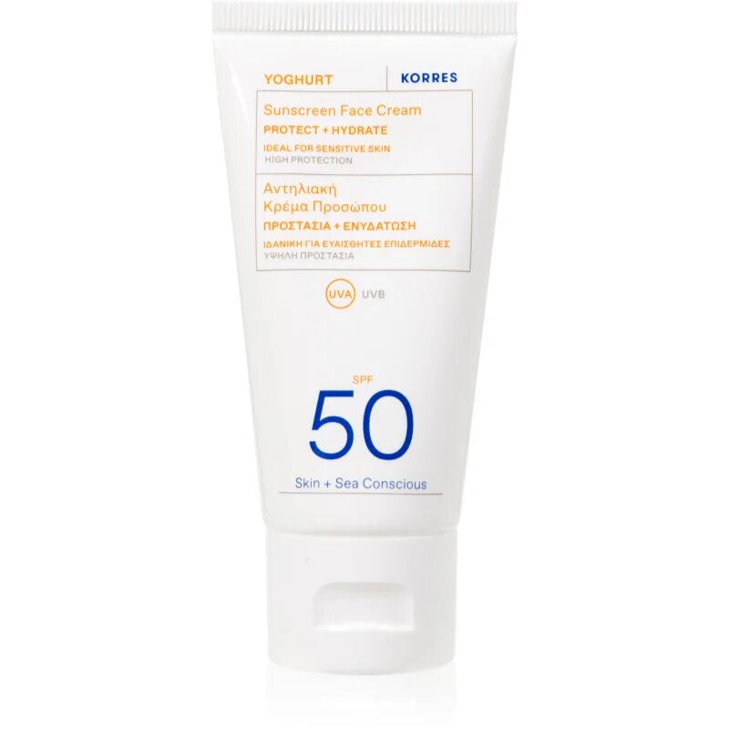 Korres Yoghurt Sunscreen krema za sončenje za obraz z vlažilnim učinkom SPF 30 50 ml
