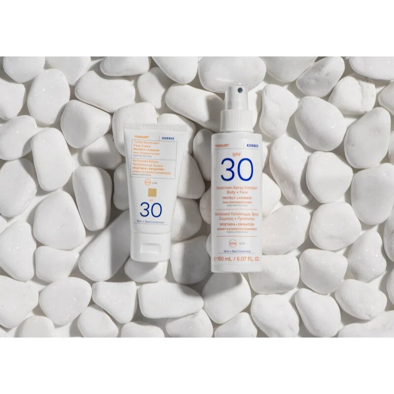 Korres Yoghurt Tinted Sunscreen tonirana krema za sončenje SPF 30 50 ml