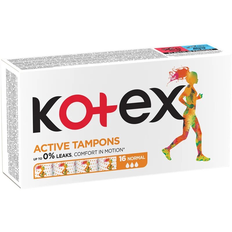 Kotex Active Normal tamponi 16 kos