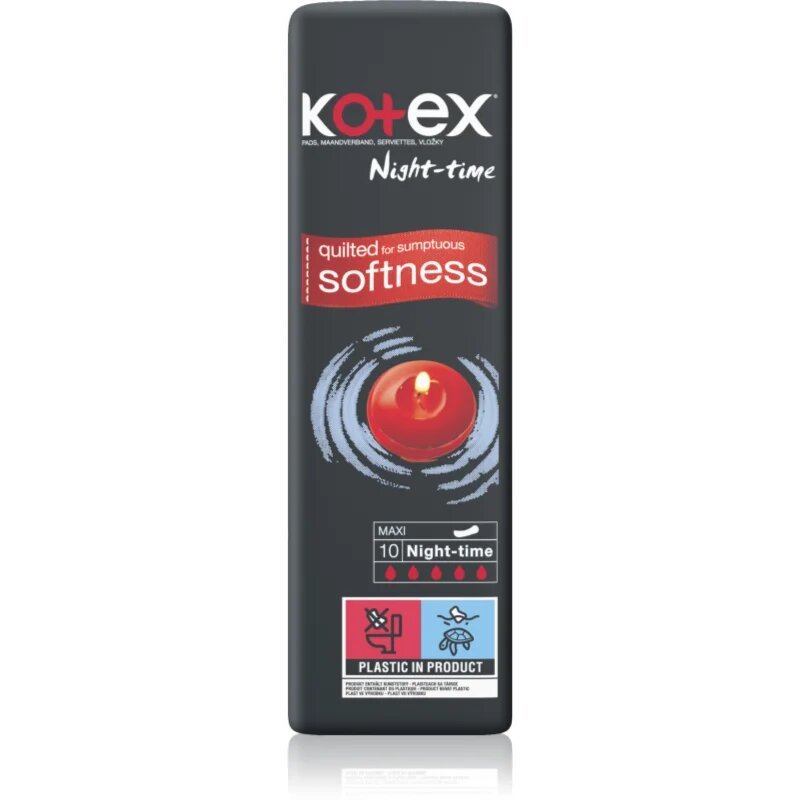Kotex Maxi Night-time vložki za noč 10 kos