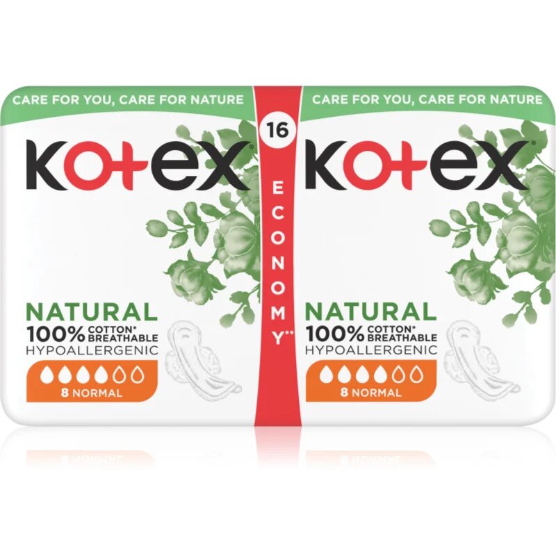 Kotex Natural Normal vložki 16 kos