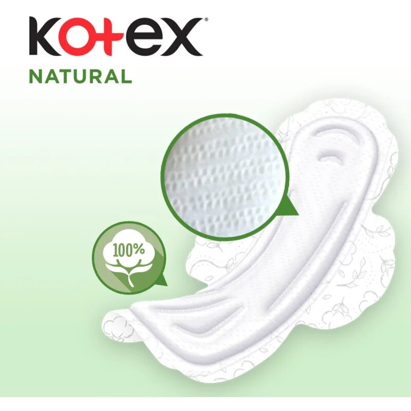 Kotex Natural Normal vložki 8 kos