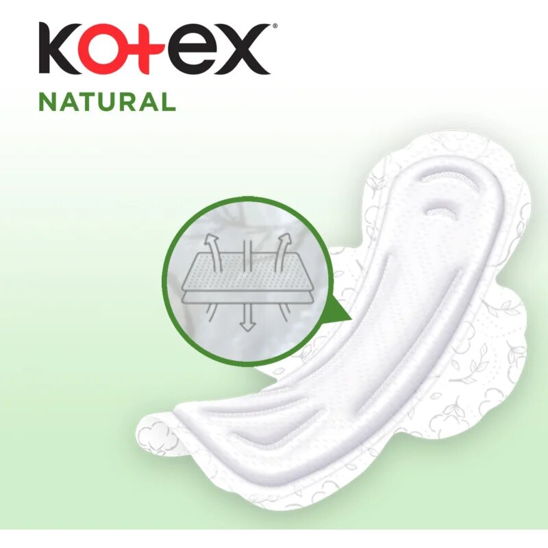 Kotex Natural Super vložki 7 kos