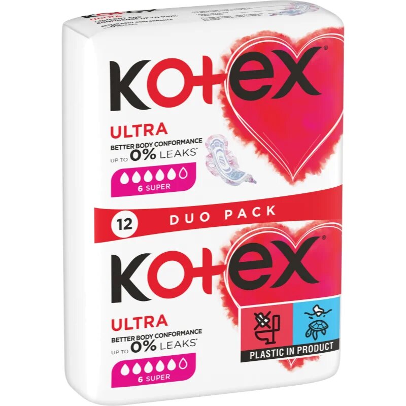 Kotex Ultra Comfort Super vložki 12 kos