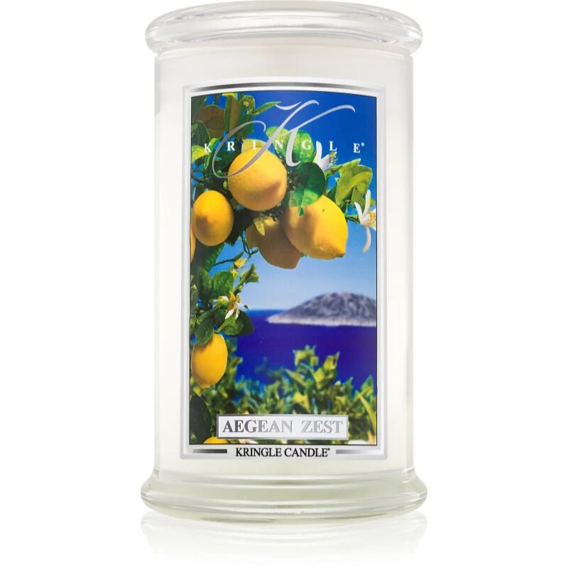 Kringle Candle Aegean Zest dišeča sveča 623 g