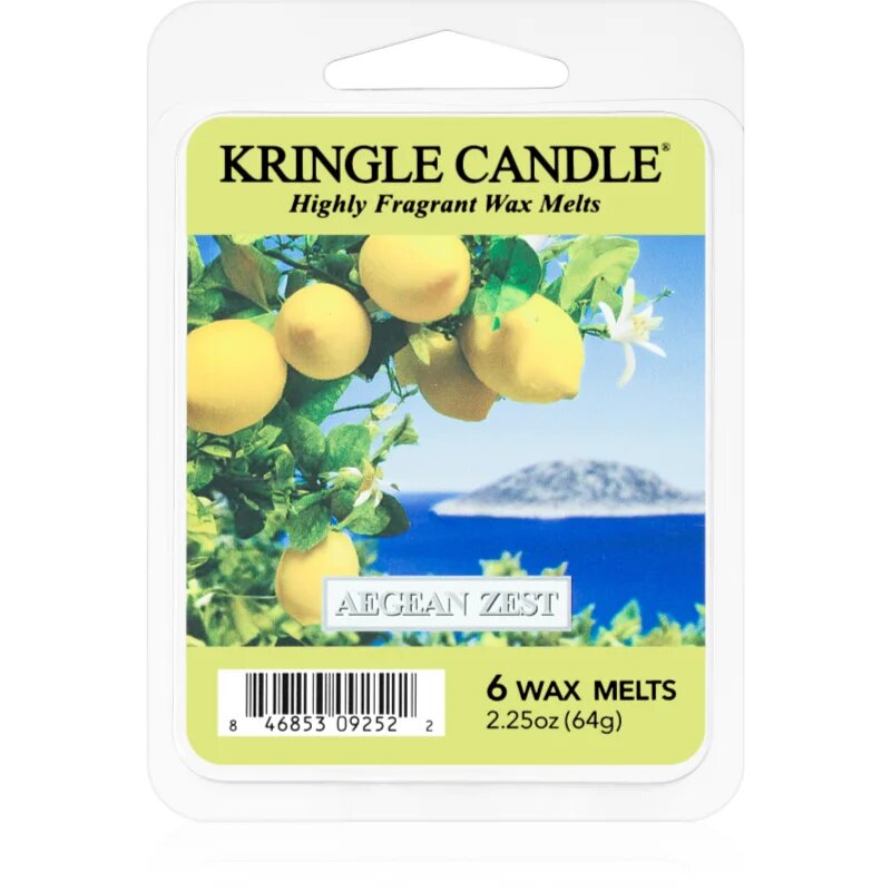 Kringle Candle Aegean Zest vosek za aroma lučko 64 g