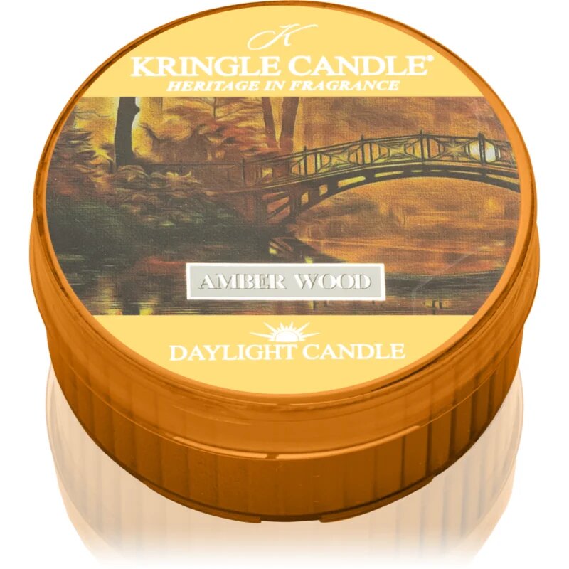 Kringle Candle Amber Wood čajna sveča 42 g