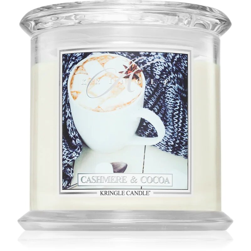 Kringle Candle Cashmere & Cocoa dišeča sveča 907 g