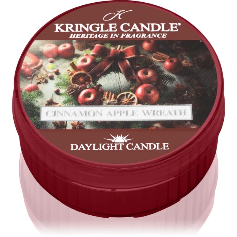 Kringle Candle Cinnamon Apple Wreath čajna sveča 42 g