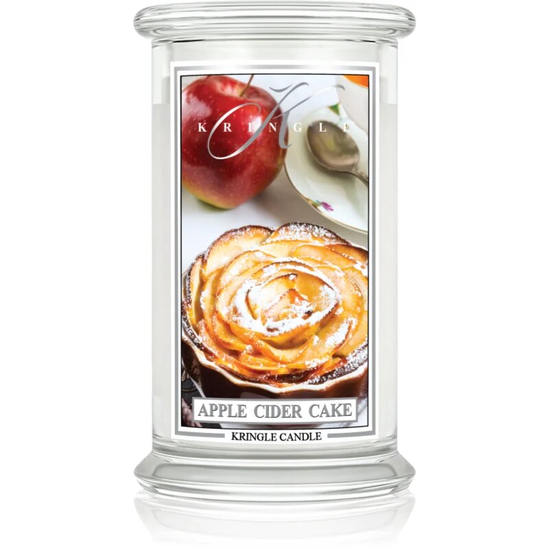 Kringle Candle Classic Apple Cider Cake dišeča sveča 623 g