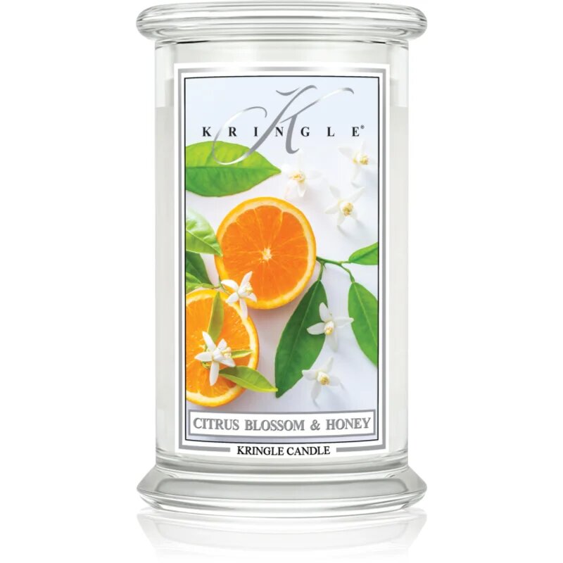 Kringle Candle Classic Citrus Blossom & Honey dišeča sveča 623 g