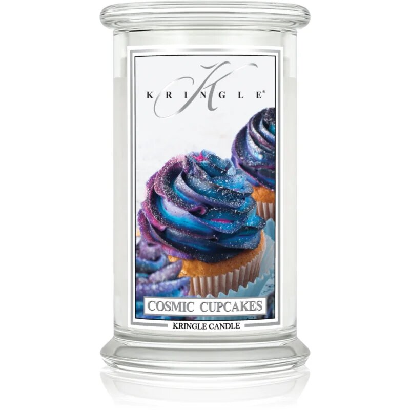Kringle Candle Classic Cosmic Cupcakes dišeča sveča 623 g