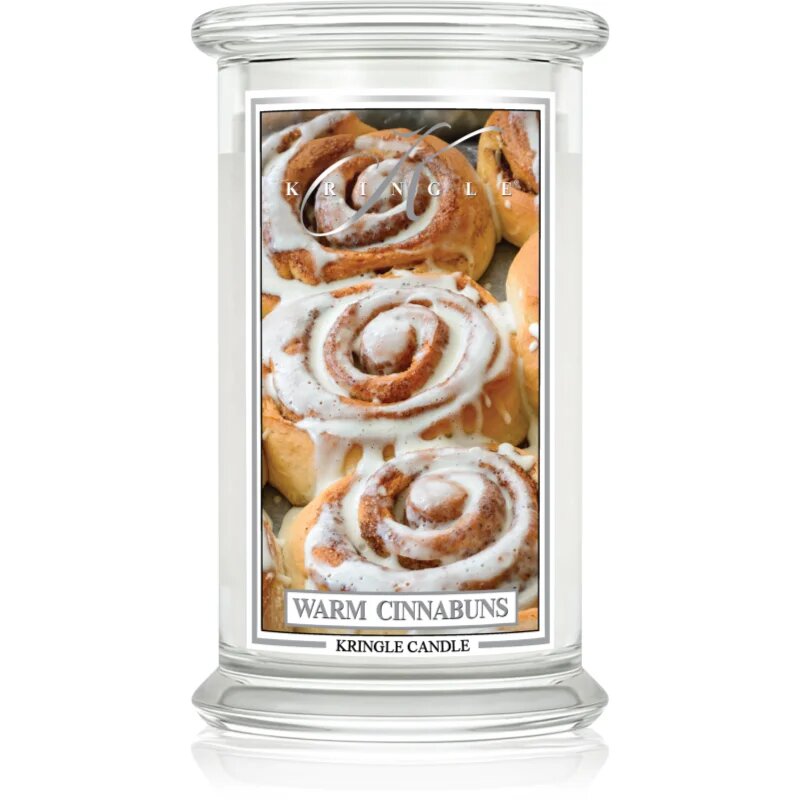 Kringle Candle Classic Warm Cinnabuns dišeča sveča 623 g