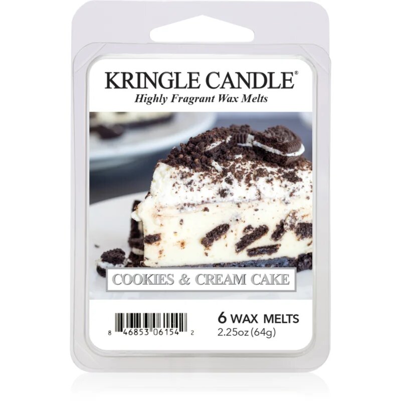 Kringle Candle Cookies & Cream Cake vosek za aroma lučko 64 g