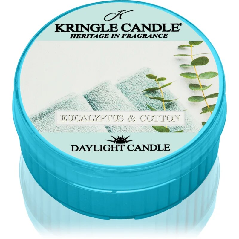 Kringle Candle Eucalyptus & Cotton čajna sveča 42 g