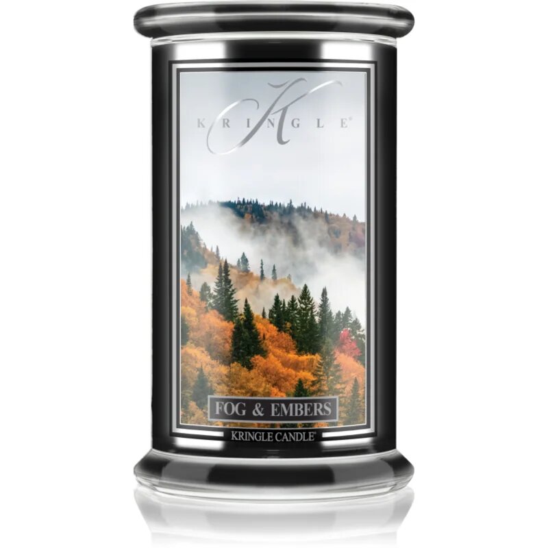 Kringle Candle Fog & Embers dišeča sveča 623 g
