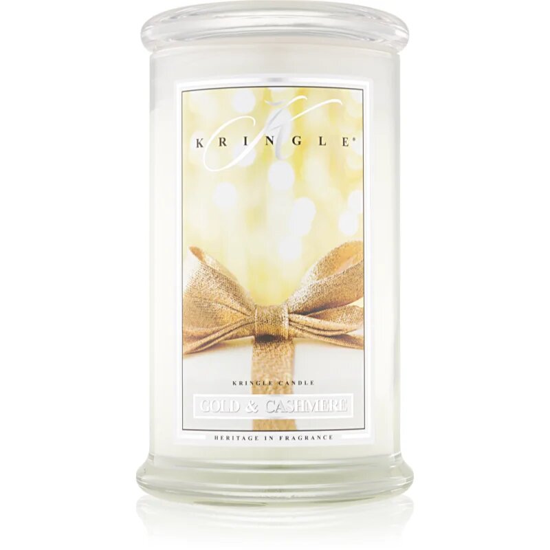 Kringle Candle Gold & Cashmere dišeča sveča 624 g