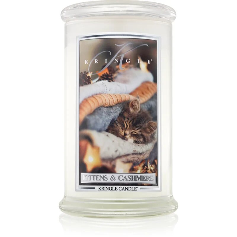 Kringle Candle Kittens & Cashmere dišeča sveča 624 g