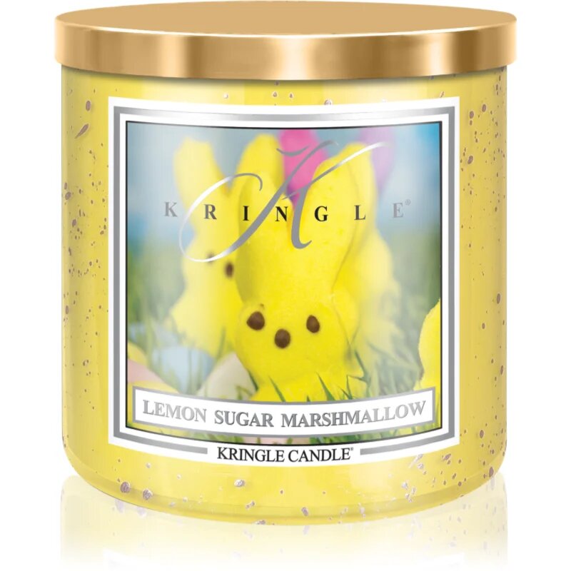 Kringle Candle Lemon Sugar Marshmallow dišeča sveča 467 g